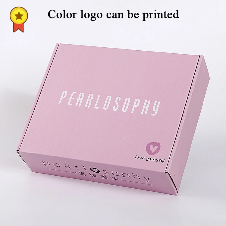 Customized Colorful Logo Packing Box Luxury Glossy Metal Color Clothes Shirt Thicker Courier Mailer Boxes Rose Gold Blue Purple | Дом и сад