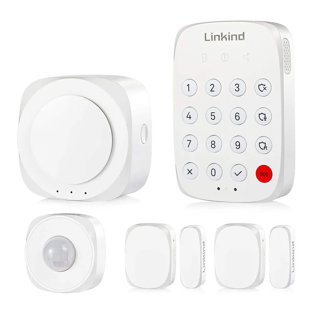 

Clearance Sales!!! Zigbee Smart Works With Alexa Home Security System Starter Kit – 5 Pieces