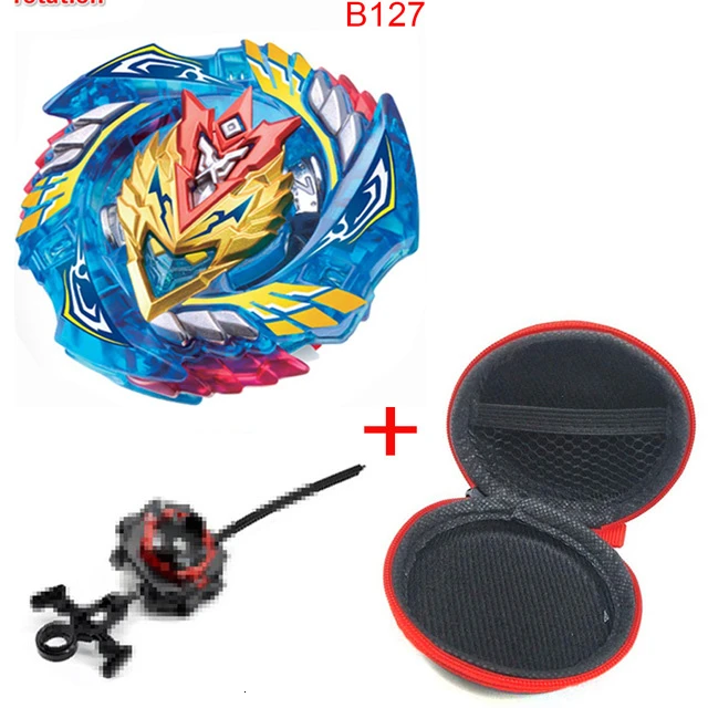 B127With Launcher Beyblade Burst Turbo B-150 B-148 B-149 B-145 B-144 металлическое лезвие Арена каких-либо излучатель может сочетаться одежда на Рождество игрушки подарки - Цвет: B127With Launcher