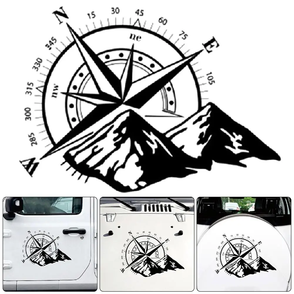 

Self-adhesive Compass Pattern Car Door Body Sticker Decal Vehicle Styling Decoration Automobiles Decal Car styling