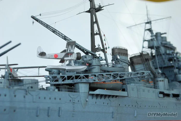 DIYMyModeI-modelo de papel para manualidades, rompecabezas de juguete hecho a mano, de Jap&oacute;n, Kaohsiung, heavy cruiser 1:200-2