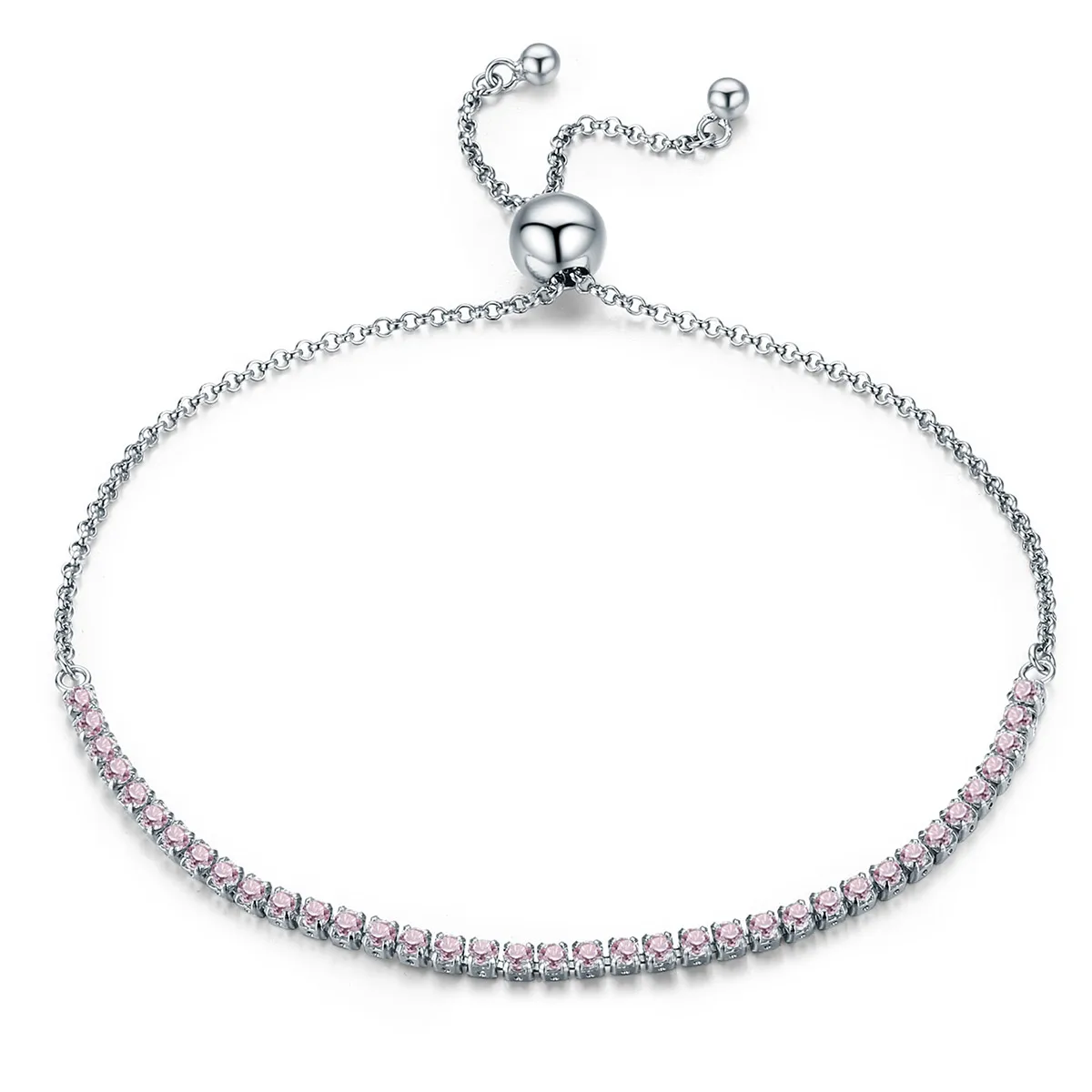 

SPC2 (Without box) Falling Petal Bracelet for Women Jewelry White Enamel Flower Chain Bracelet