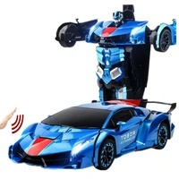 2 4ghz induction transformation rc car 112 car gesture sensing deformation remote control fighting robots modles toys for boys