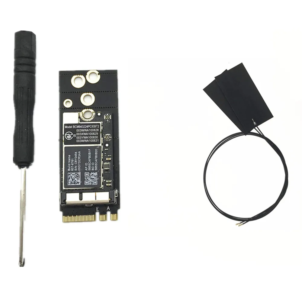 Broadcom bcm94 3224pciebt2 300 Мбит/с Bluetooth 4 0 NGFF M.2 ключ A/E карта + антенны для Mac OS Hackintosh|broadcom
