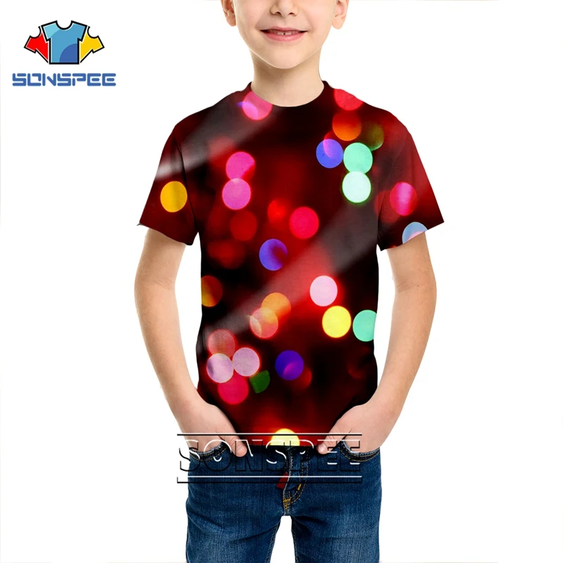17 Fashion T-shirt 3D print Christmas Shirts Men Women Anime Child Streetwear Santa Claus T shirt Harajuku Kids Tshirt Xmas Clothes - Цвет: 17