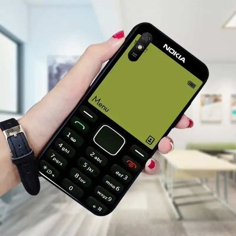 

LJHYDFCNB Nokia Soft Black Phone Case For Redmi 7 8 9 A K20 30 Pro Note 8 9 Pro 9s