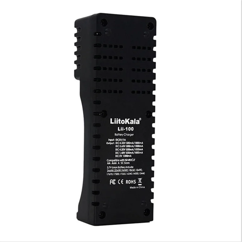 LiitoKala Lii - 100 B 18650 перезаряжаемый аккумулятор для 266650 16340 CR123 LiFePO4 1 2 V ni mh Cd |