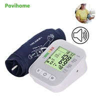 with voice arm lcd digital display automatic blood pressure gauge monitor manometer tester sphygmomanometer medical devices