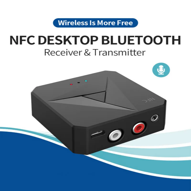 Bluetooth приемник 5 0 беспроводной Auido музыка 3 мм RCA домашняя потокового звука 2RCA