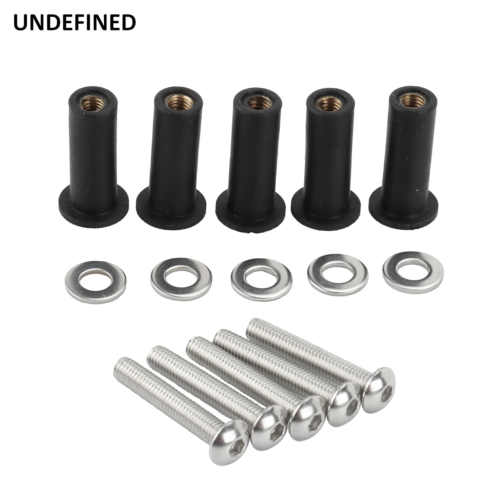 Комплект болтов для ветрового стекла мотоцикла 5 шт. болты колодезная гайка Harley