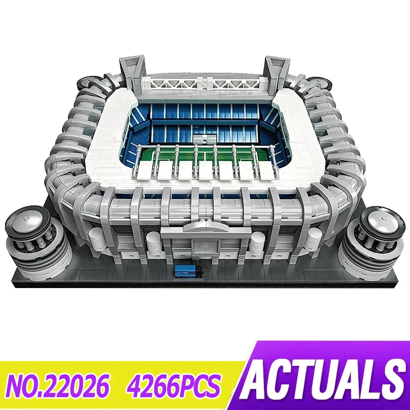 

MOULD KING 22026 Streetview Building Blocks The Bernabue Football Field Model Assembly Bricks Toys Kids Christmas Birthday Gifts
