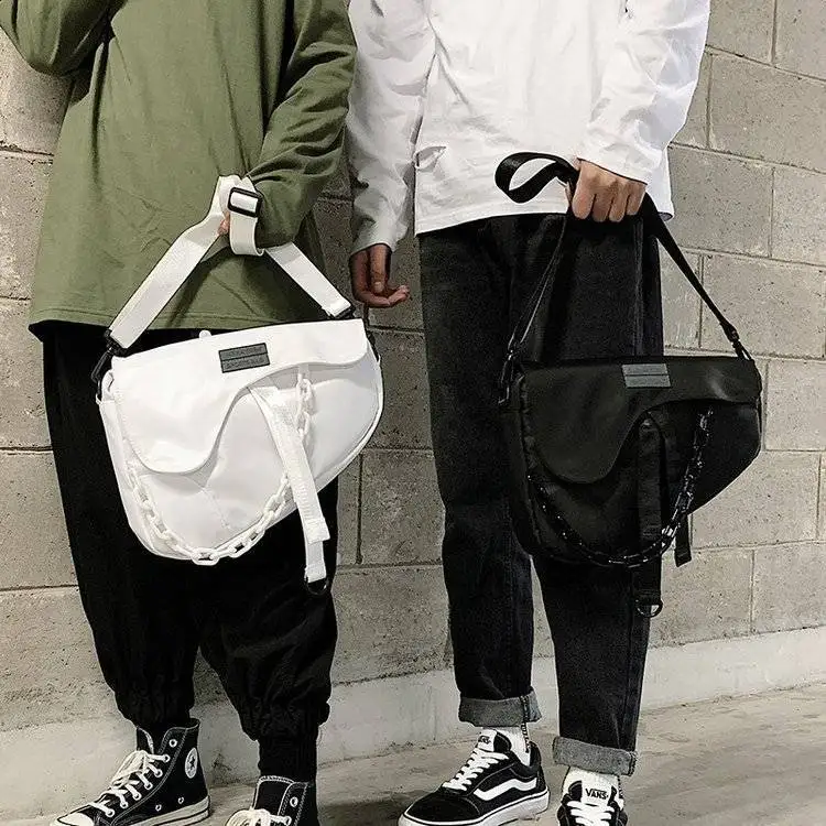 

Street Style Lovers' Messenger Bag Simple Shoulder Bag for Boys and Girls Crossbody Bags for Men Shoulder Messenger Bag Saddle