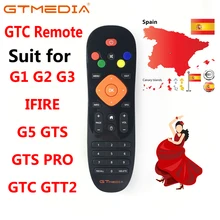 HD Satellite TV Receiver Remote Control for Gtmedia G1 G2 G3 G5 GTS V7S HD V7 PLUS TT PRO V8 NOVA V8 HONOR V9 SUPER V8 UHD