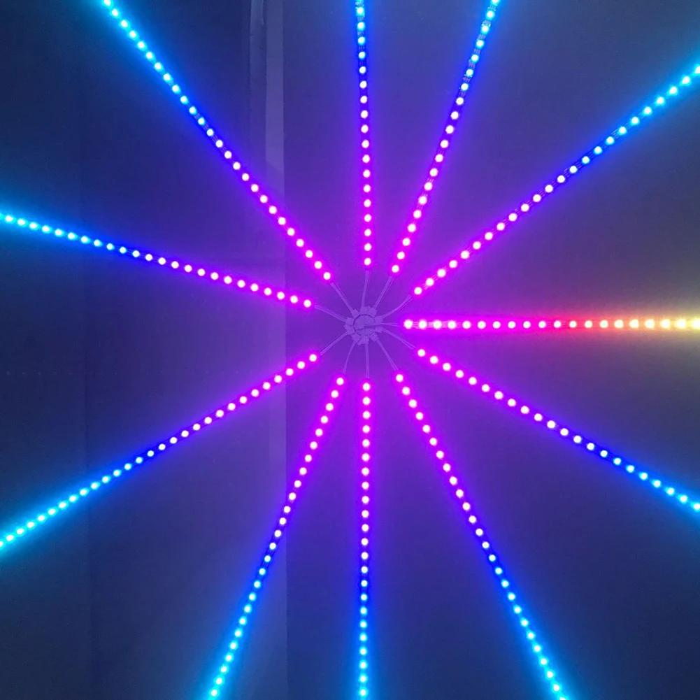 

Рождественские фейерверки, Светодиодная лента, RGB Гирлянда, Женская Декоративная гирлянда для свадьбы, Рождества, праздвечерние чное украш...