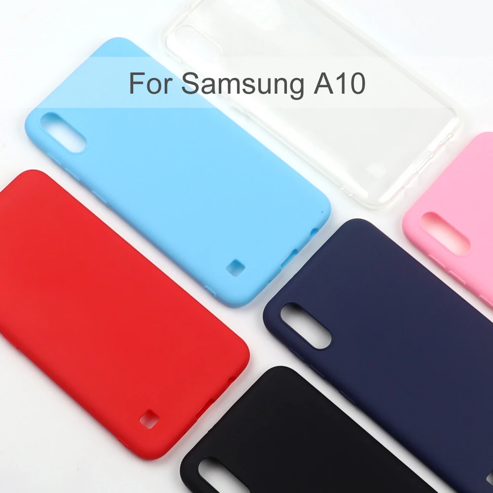 Силиконовый чехол для Samsung Galaxy A10 мобильный телефон ТПУ мягкий накладка на заднюю