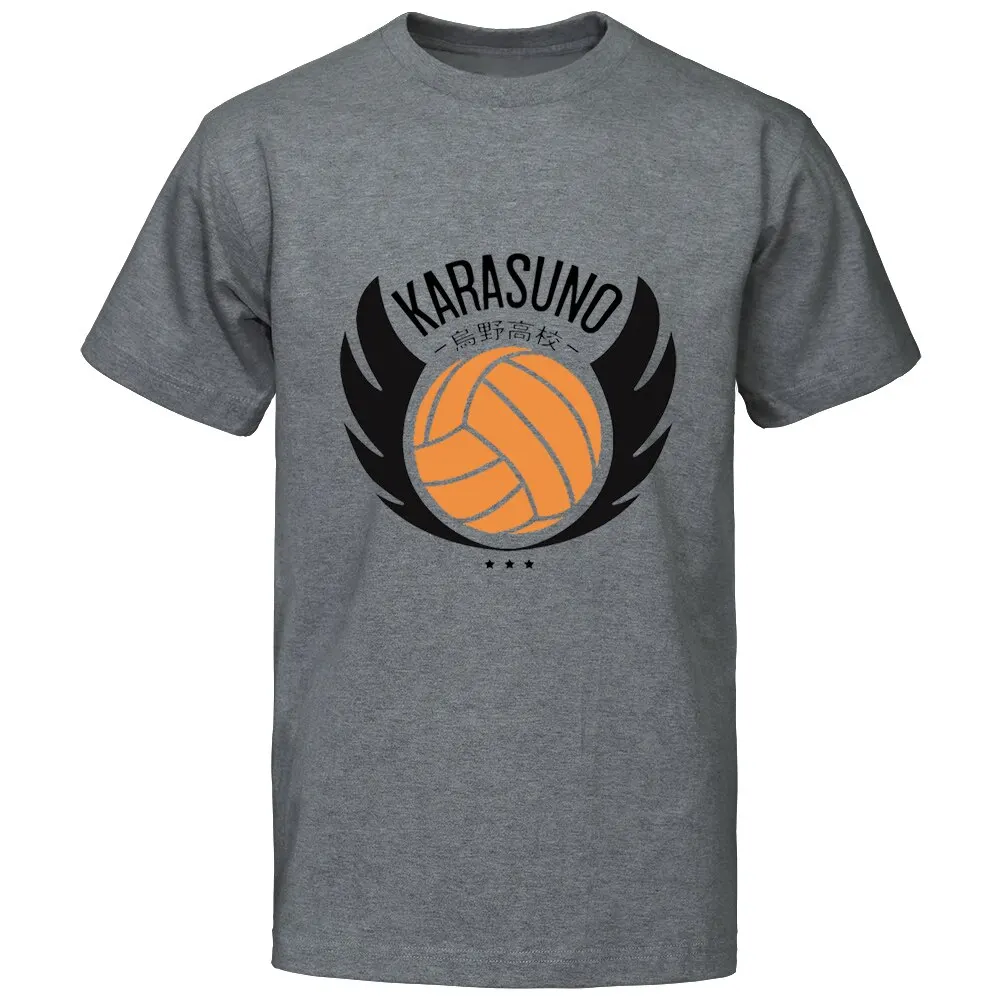 

Haikyuu T Shirts Karasuno Volleyball Club High School T-Shirts Summer T Shirt Men Oversized Short Sleeve Tees Round Neck Tops