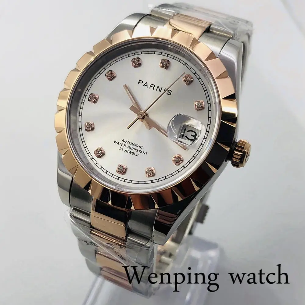 Мужские автоматические часы с сапфировым стеклом 39 мм | Наручные