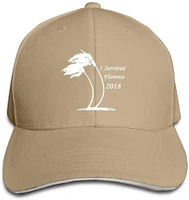 i survived hurricane florence in 2018 unisex trucker hats dad baseball hats driver cap