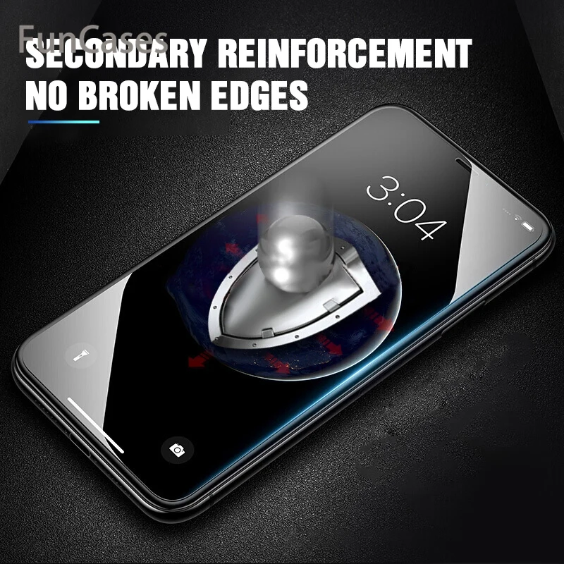 9H закаленное стекло для iphone 11 Pro Max защита экрана передняя и задняя защитная