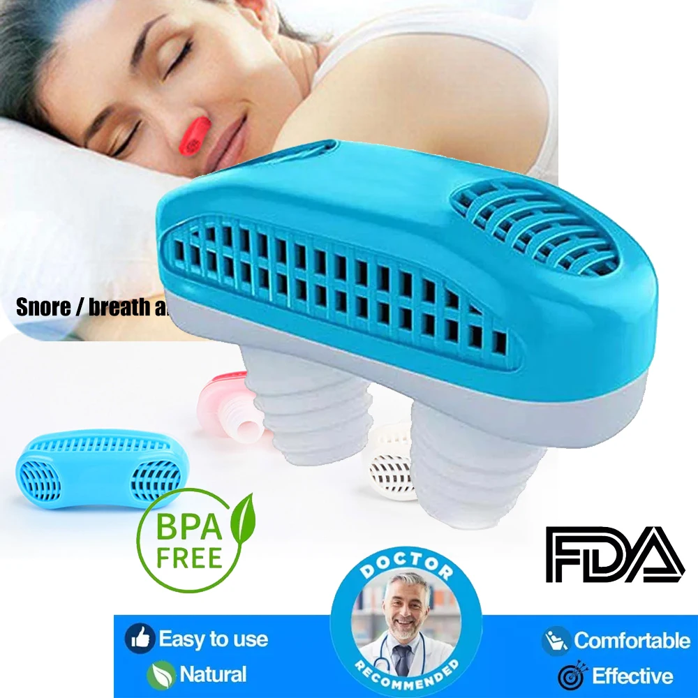 

Anti snore nose aid Silicone Nasal Dilators Nose Clip Sleep Tray Sleeping Aid Apnea Guard Night Device