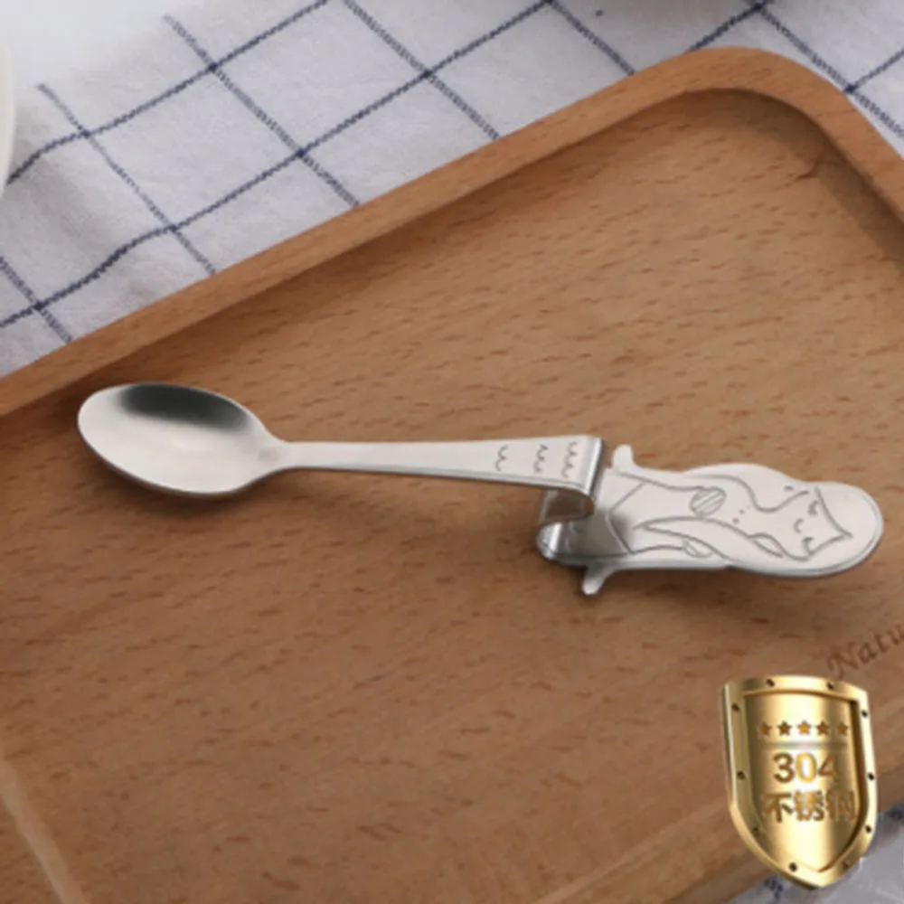 

Mermaid Hanging Spoon Stainless Steel Ice Cream Cocktail Teaspoons Coffee Soup