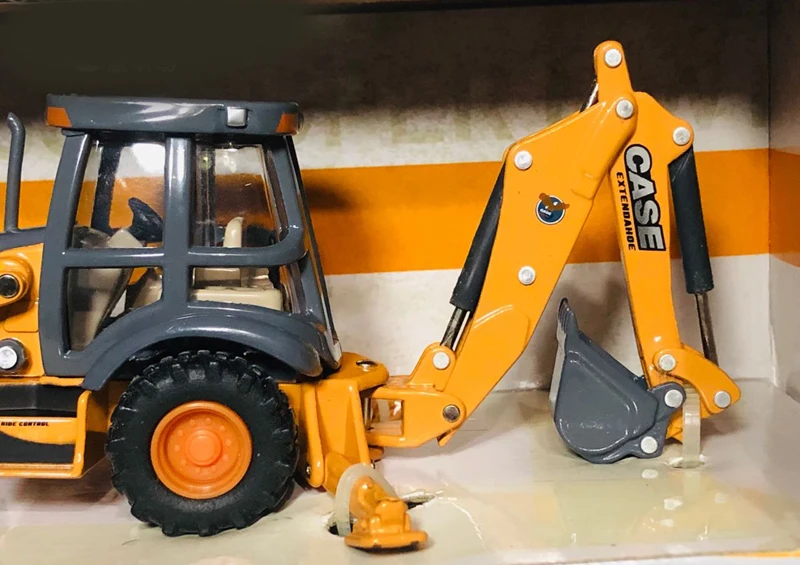 1:50 Ertl Tomy чехол 580 конструкция супер вес погрузчик экскаватор-погрузчик