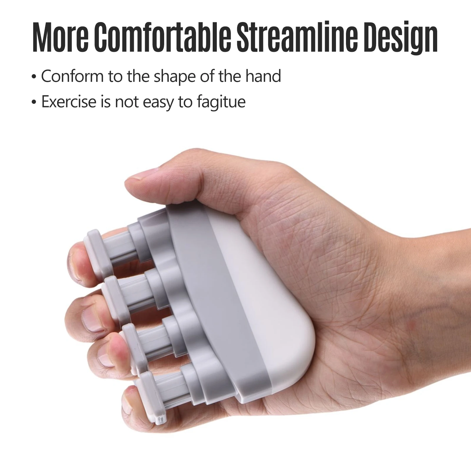 

Hand Exerciser Set with Finger Exerciser Finger Spliter Silica Gel Tensioner Fingers Exercise Tools for Wind Instruments Players