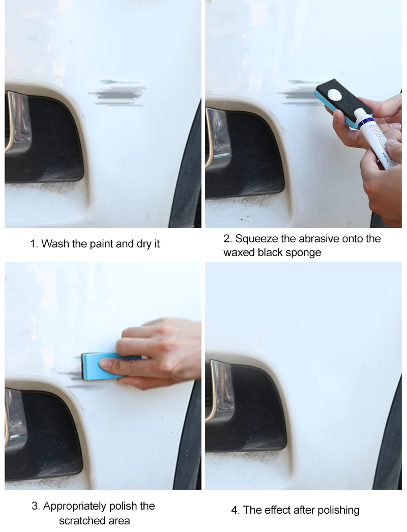 

Car Scratch Repair Tool Car Scratches Repair Polishing Wax Anti Scratch Cream Paint Scratch Remover Care Maintenance With Sponge