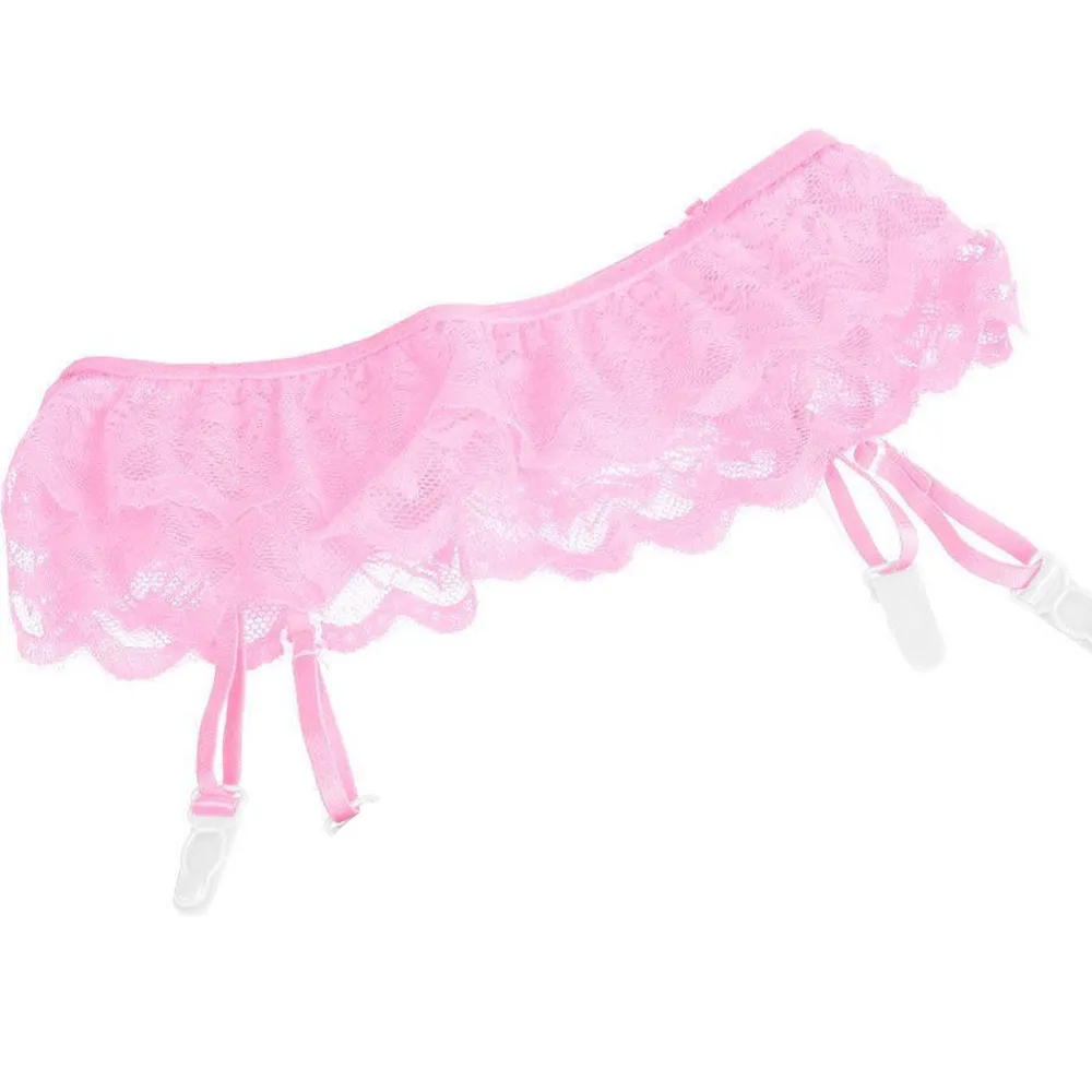 

Women Sexy Lace Perspective Thigh-Highs Garter Belt Suspender Stockings Sexy