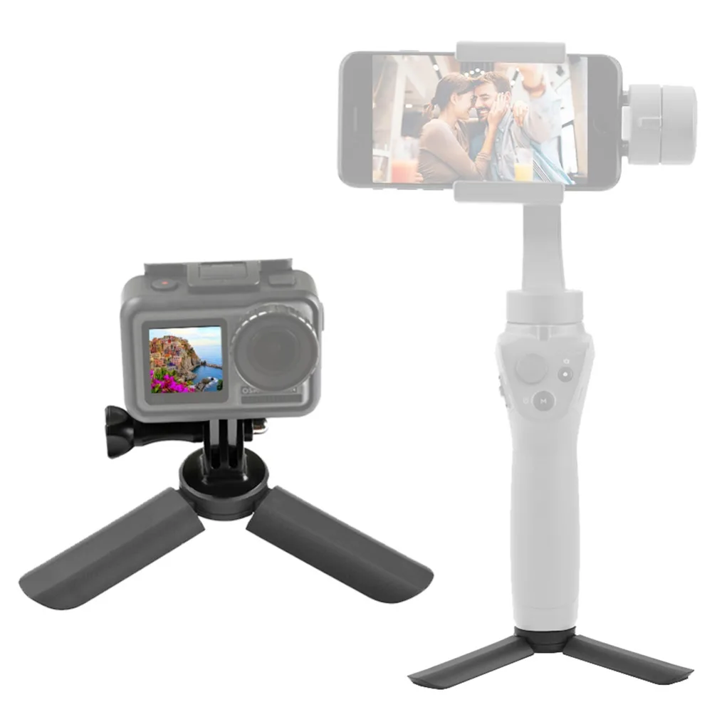 Мини Портативный алюминиевый складной настольный штатив-подставка для DJI Osmo Mobile 3 маленькие настольные селфи-палки держатель штатива подставки
