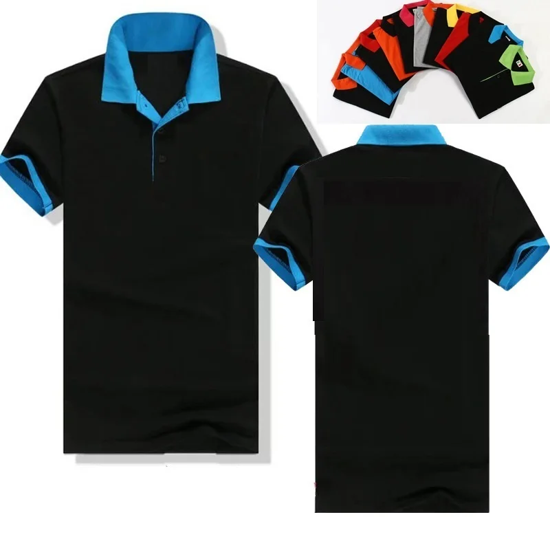 

Summer Custom Polo Shirt Company Own Logo by Embroidery/Digital/ silk Printing DIY Logo Service company/hotel/Staff uniform Tops