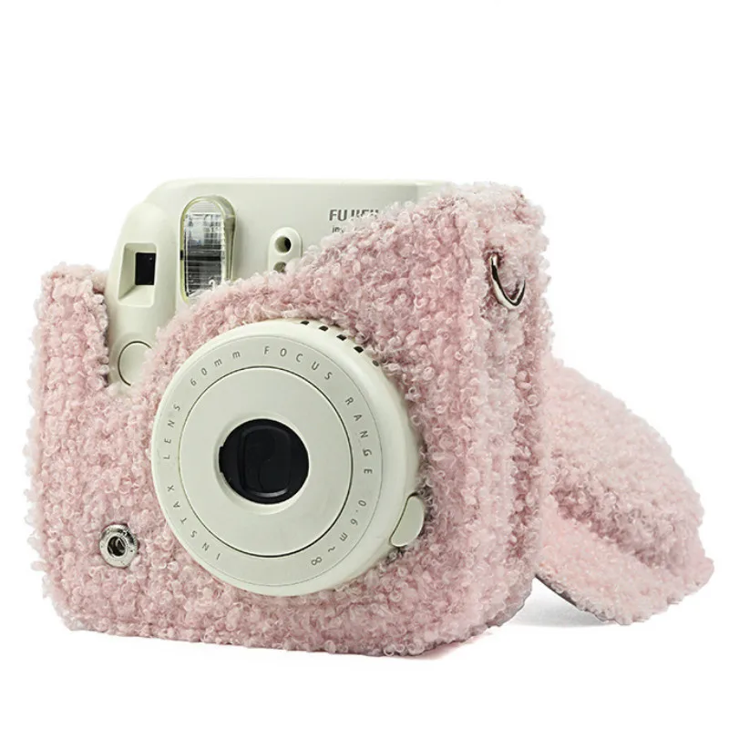 Чехол для Камеры Fujifilm Instax Mini 9 8 аксессуары мгновенной съемки плюшевый чехол на
