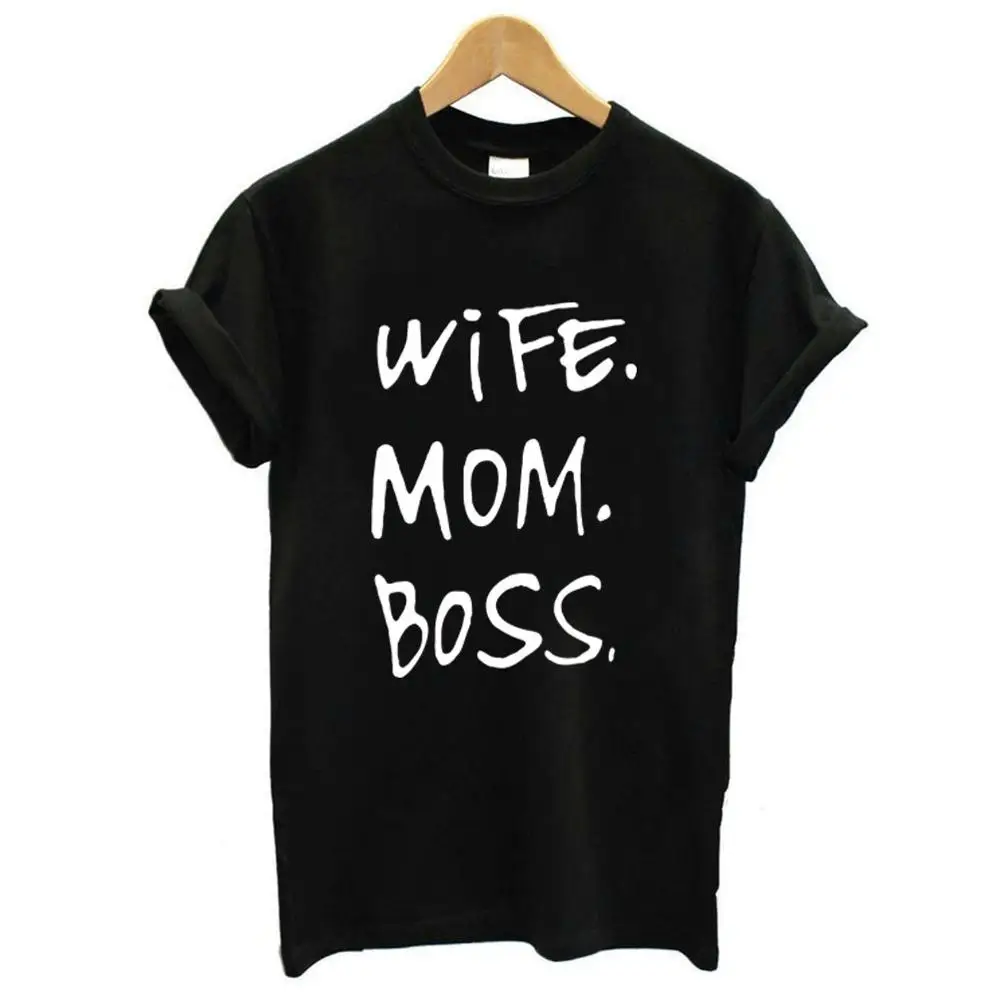 

Женская футболка с коротким рукавом, круглым вырезом и надписью