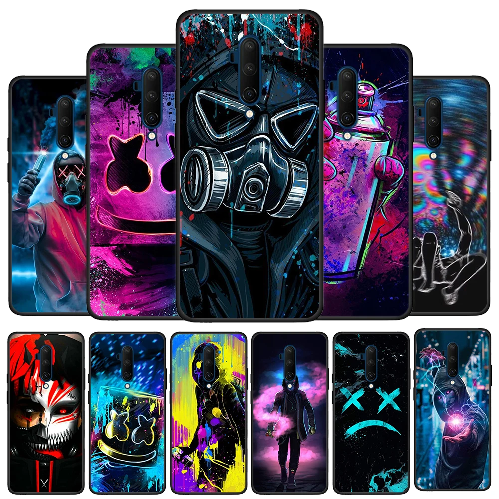 

Cool Street Head Boy Silicone Cover For OnePlus Nord CE 2 N10 N100 9 9R 8T 7T 6T 5T 8 7 6 Plus Pro Phone Case Shell