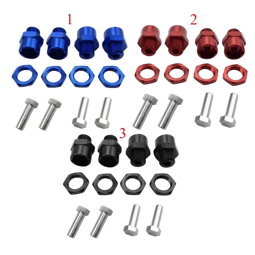 

12mm to 17mm Metal Wheel Hex Hub Adapter Extension for 1:10 HSP RC Car Parts