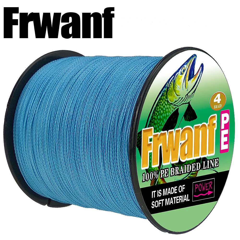 Frwanf Japan PE Fishing Braided Line for Carp Lines 100M 4 Strand Thread 10 20 30 40 50 60 70 80 90 100LB Smooth super | Спорт и