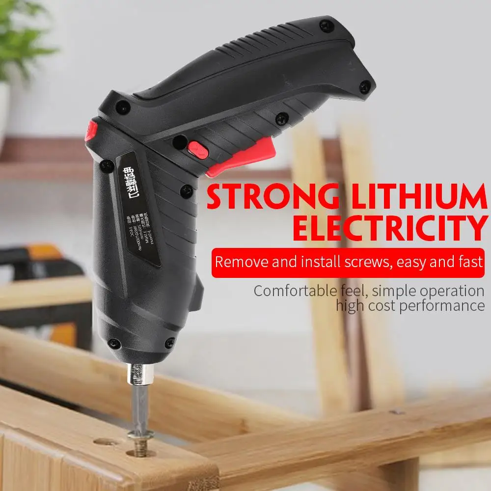 

Practical Black Electric Drill Driver Electric Screw Driver Screwdriver LED Power Tools Grinding Portable 3.5N/N ABS Cutting