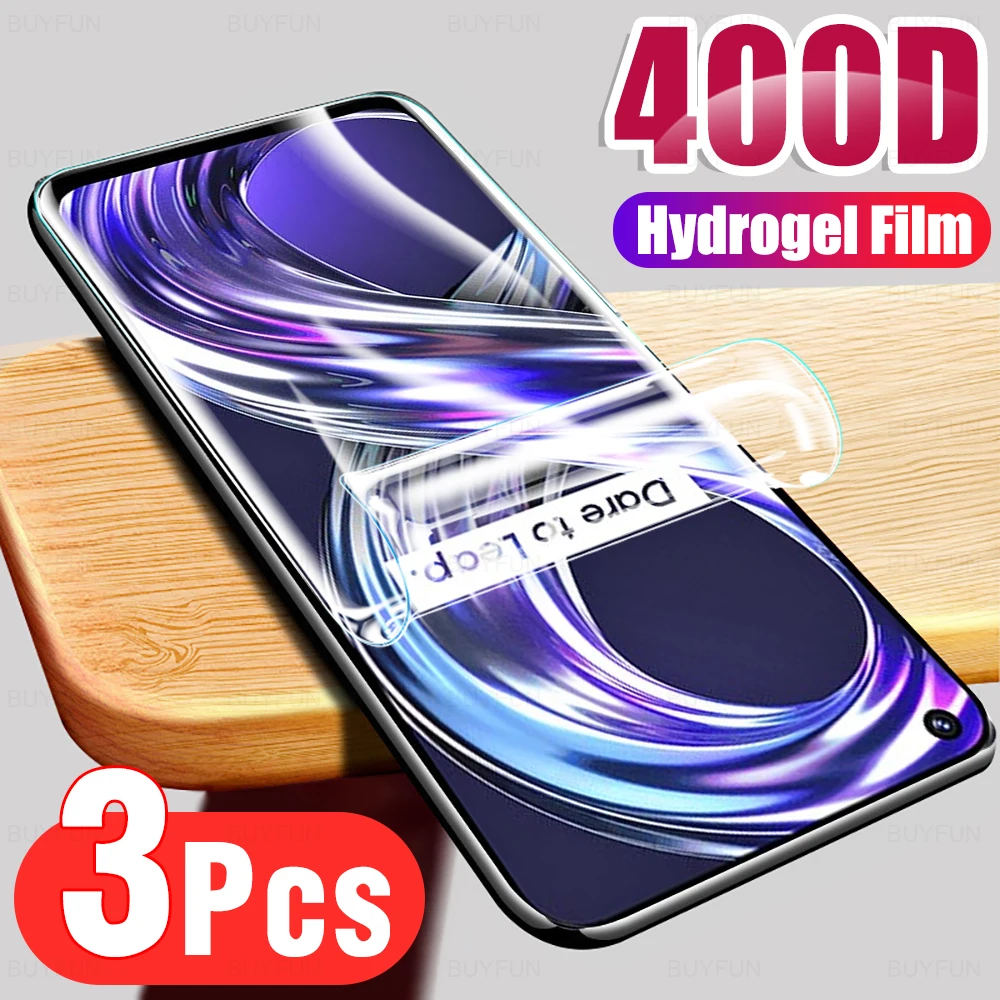 3pcs full cover realmi 8i hydrogel film for realme realmy 8i 5g 2021 6.6