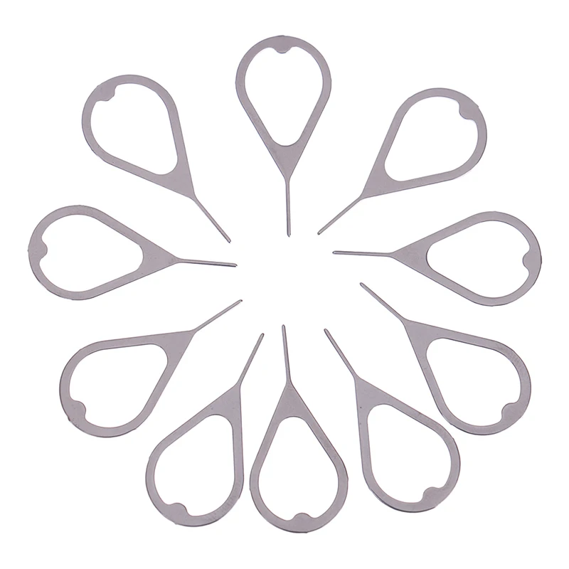 5 шт. металлический лоток для sim карты Инструмент извлечения игла iPhone 7 plus 8 X iPad Samsung