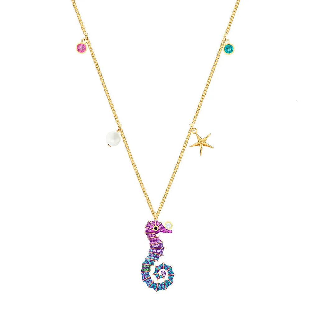 Модный тренд MANDY новый набор морских коньков сияющий подводный мир украшение для