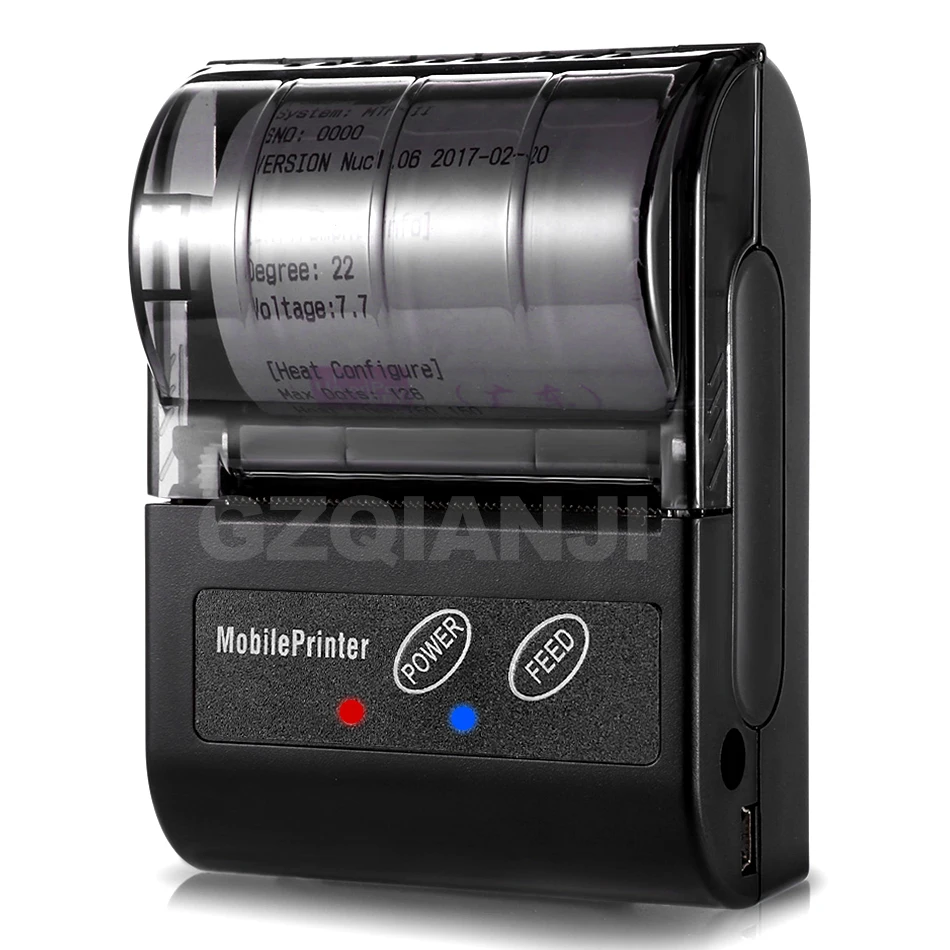 POS 58 мм портативный мини Bluetooth чековый принтер термопринтер для чеков и такси Andirod