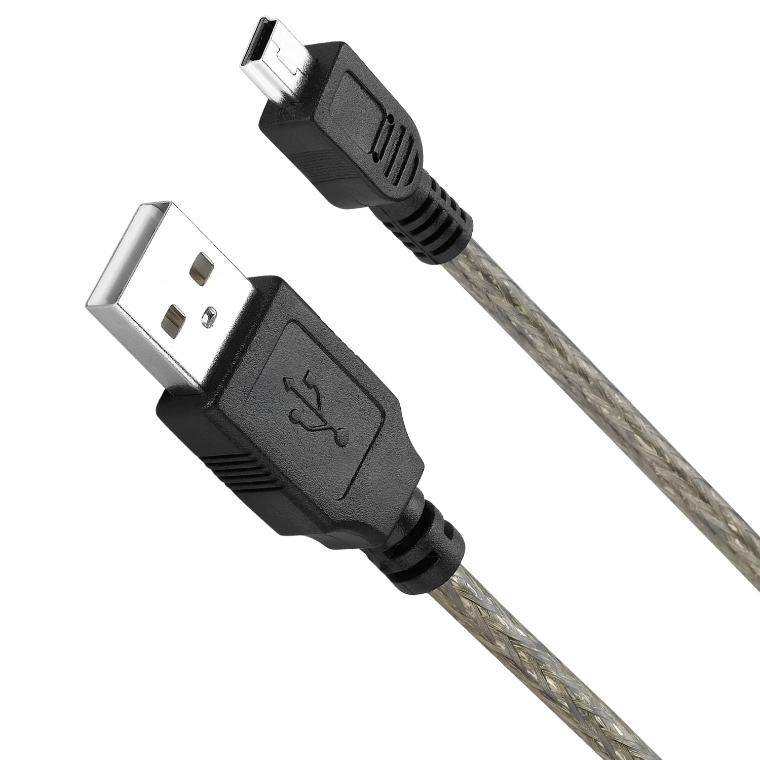 bochara mini 5p usb cable usb 2 0 type a male to mini 5p male data cable dual shielded foilbraided 1meter 10pack free global shipping