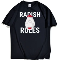 radish rules printing cool letters new shirts for men hip hop harajuku clothing mens comfortable street fashion tshirt male