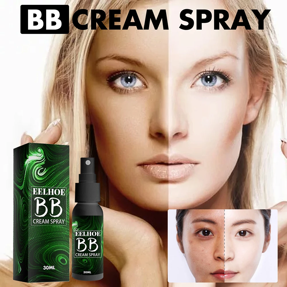 

Portable Spray BB Cream Concealer Foundation Moisturizing Natural Brighten Lazy Face Makeup Beauty Skin Care Sunscreen