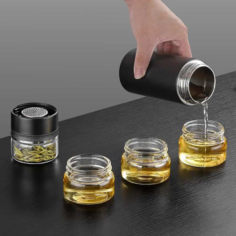 Термос с фильтром для чая GUANG YI Термокружка разделения вакуумная колба деловых