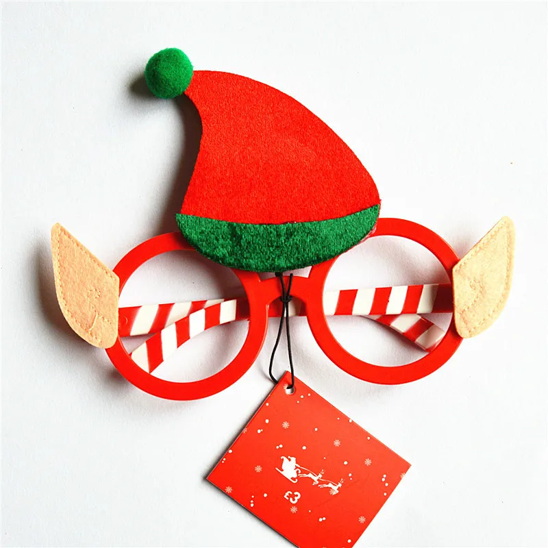 Забавные рождественские украшения оправы для очков вечерняя игрушка детские