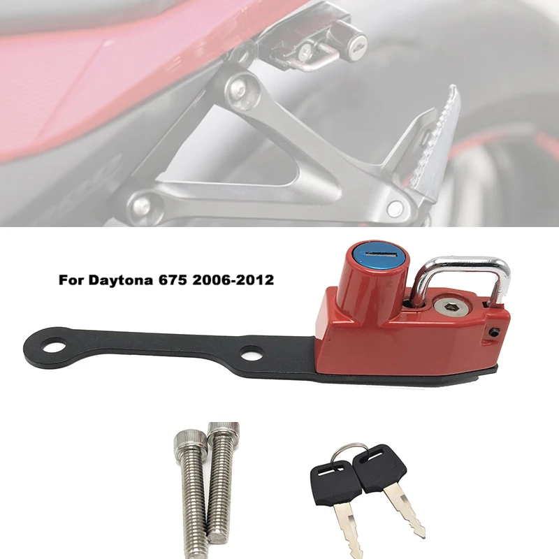 Замок для мотоциклетного шлема Daytona 675 2006 2007 2008 2009 2010 2011 с 2 ключами аксессуары |