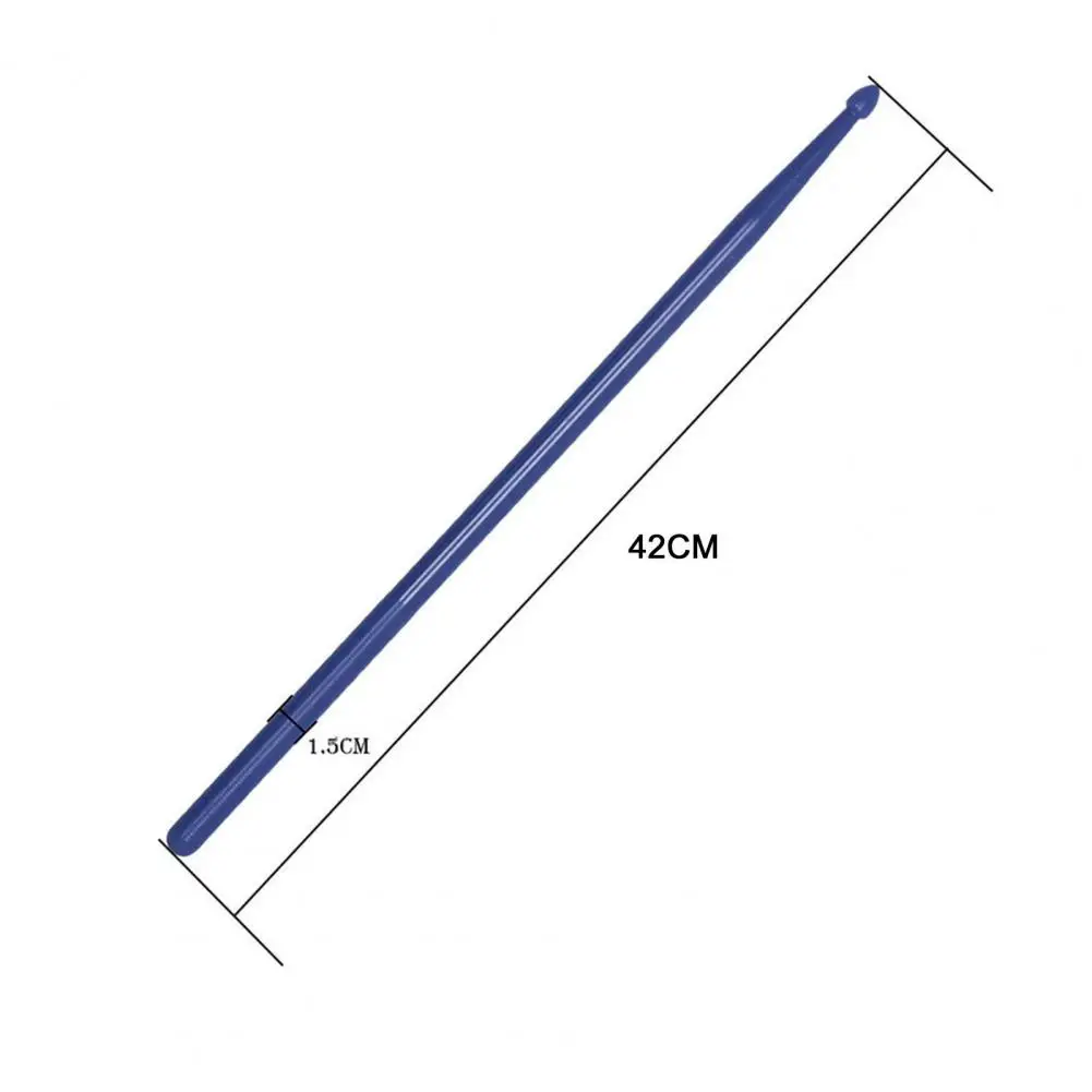 

1 Pair Drum Stick Lightweight Granule Handle Water Drop Type Head Professional Nylon Drumstick for Drummer Band Bar Drum Sticks