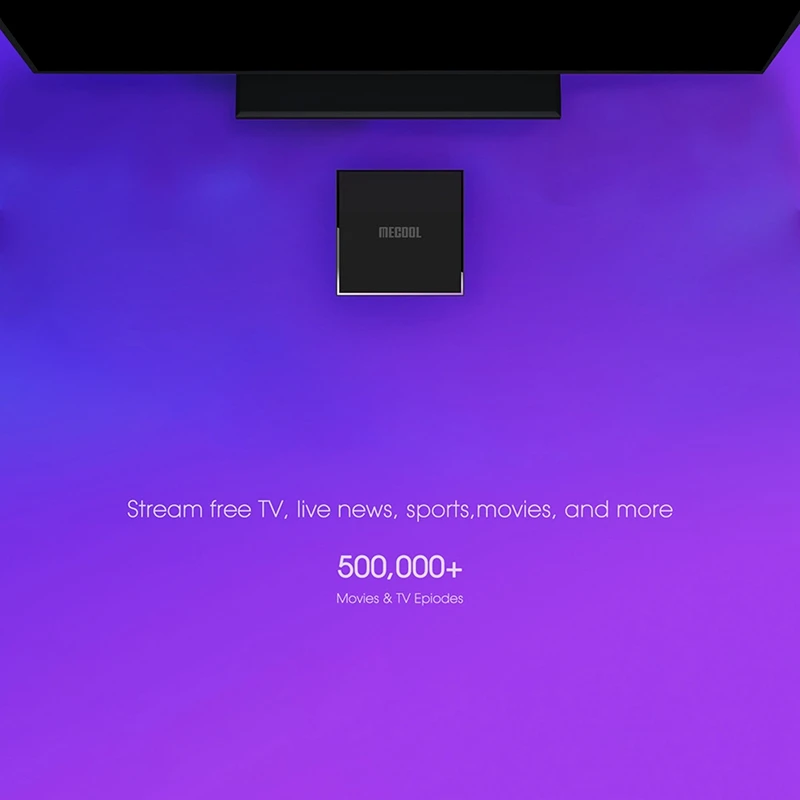 

MECOOL KM6 Android 10.0 TV Box 2GB RAM 16GB ROM WiFi 4K BT4.2 Control