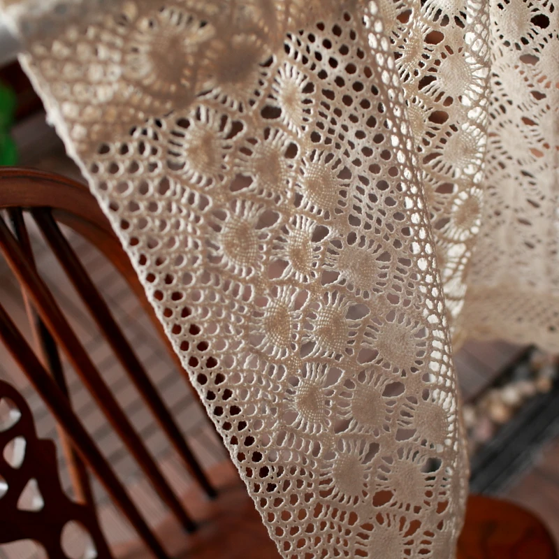 Деревенская хлопчатобумажная нить искусственная декоративная Штора для шкафа